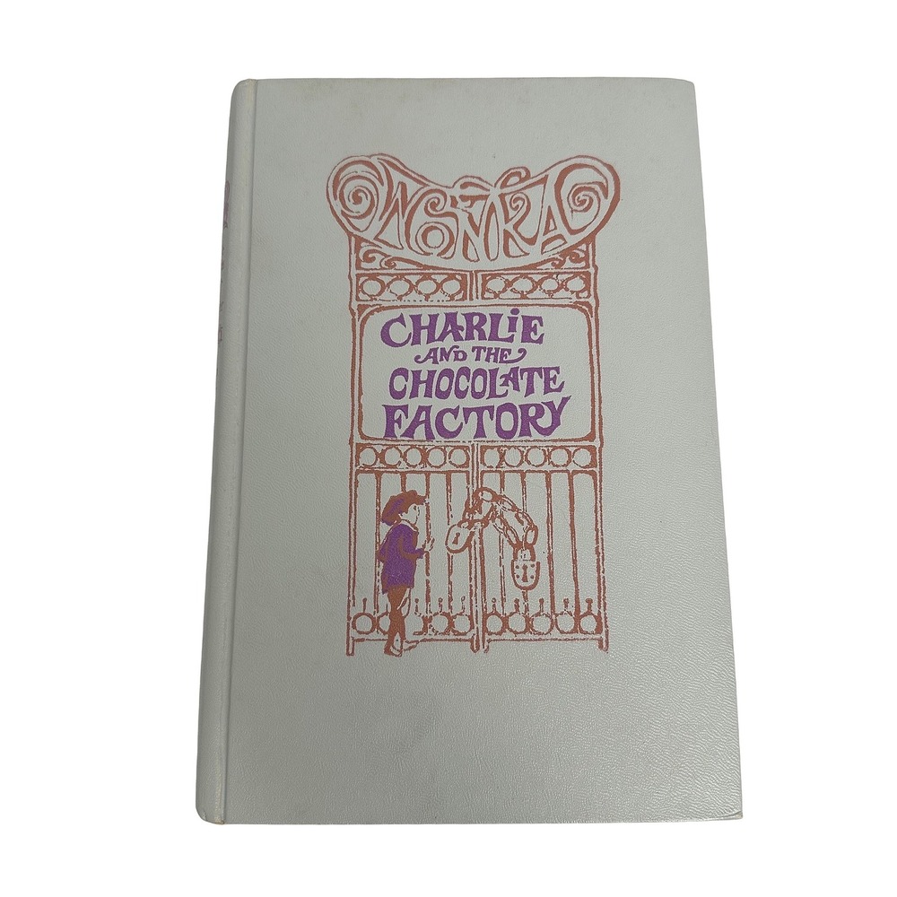1964 Roald Dahl Charlie and the Chocolate Factory Vintage Hardcover Knopf Grey